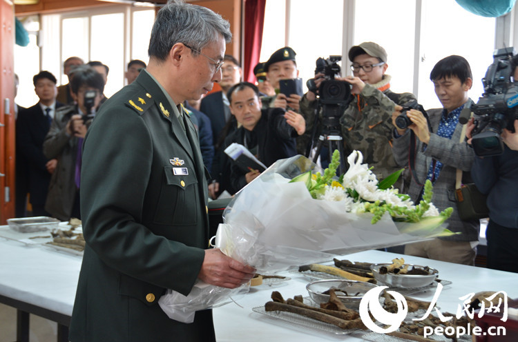 中韓雙方16日舉行第二輪在韓中國(guó)人民志愿軍烈士遺骸裝殮儀式（組圖）