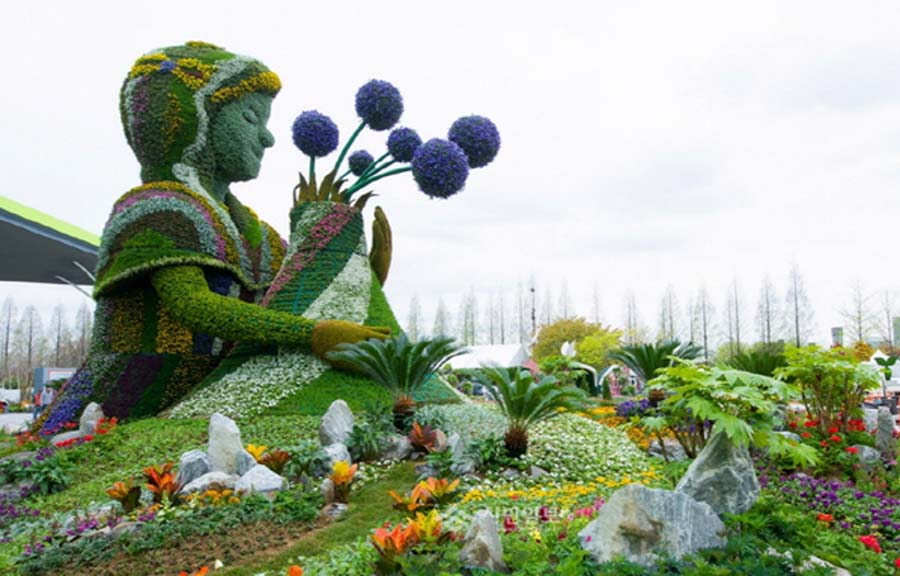 韓國花卉博覽會(huì)開幕 一億朵鮮花絢麗綻放(組圖)