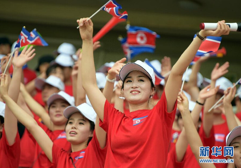 朝鮮美女啦啦隊(duì)東亞杯驚艷亮相【組圖】