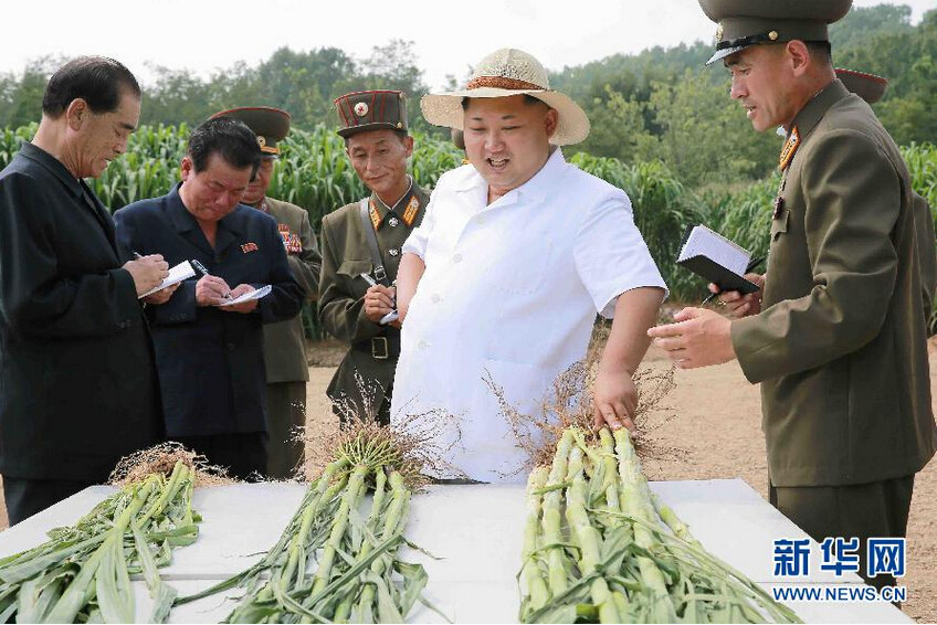 金正恩視察朝鮮人民軍所屬1116號農(nóng)場