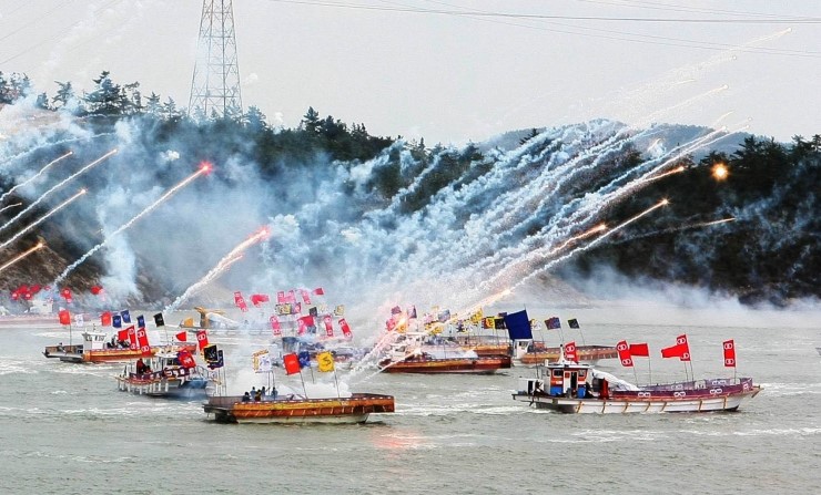 鳴梁海戰(zhàn)：韓國(guó)民族英雄李舜臣在全羅南道創(chuàng)下的海戰(zhàn)奇跡【組圖】