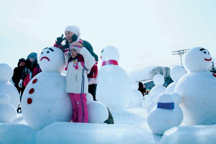 2016“大關(guān)嶺雪花節(jié)”在韓國江原道平昌郡開幕。