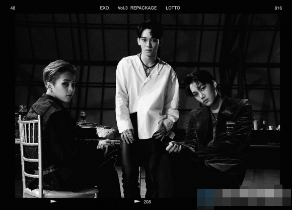 EXO《Lotto》完整版預(yù)告照公開 張藝興世勛黑白風(fēng)格顯神秘【組圖】