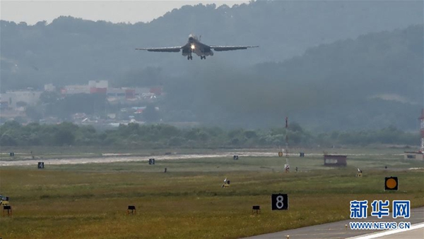 美軍B-1B轟炸機(jī)再次進(jìn)入朝鮮半島空域（圖）